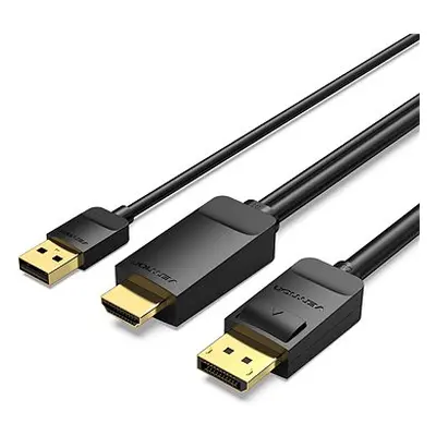 Vention HDMI to DisplayPort (DP) 4K@60Hz Cable 1.5m Black