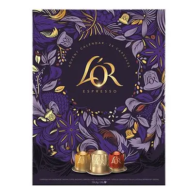 L'OR Nespresso®* Original ADVENTNÍ KALENDÁŘ 2024 24 kapslí