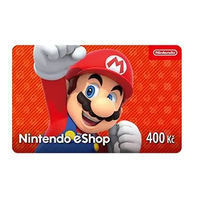 Karta na e-shop Nintendo 400Kč