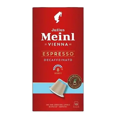 Julius Meinl Nespresso kompostovatelné kapsle Espresso Decaffeinato (10x 5.6 g / box)