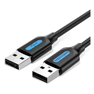 Vention USB 2.0 Male to USB Male Cable 0.5m Black PVC Type