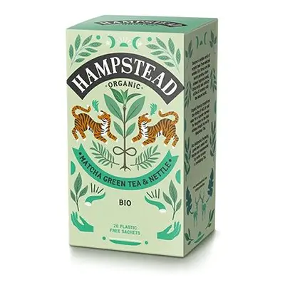 Hampstead Tea BIO Zelený čaj Matcha a kopřiva ks