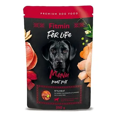 Fitmin For Life Dog Menu meat mix kapsička g