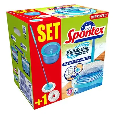 Spontex Full Action System+ Xtra mop s náhradou zdarma