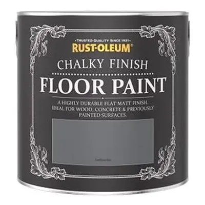 Rust-Oleum Barva na podlahy, Chalky Finish Floor Paint, šedá antracit