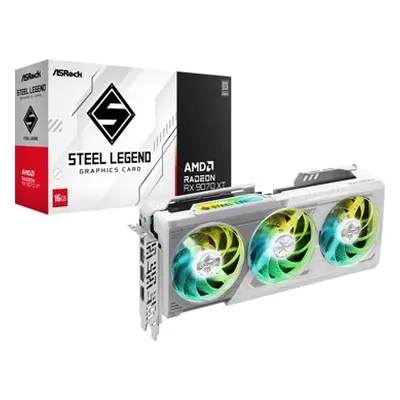 ASROCK Radeon RX 9070 XT Steel Legend 16G