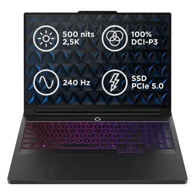 Lenovo Legion Pro 7 16IAX10H Eclipse Black kovový