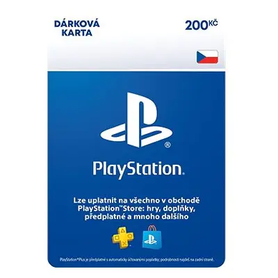 PlayStation Store - Kredit 200 Kč - CZ Digital
