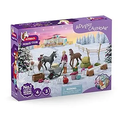 Schleich Adventní kalendář Horse Club 2025 – Vánoční zázračné hříbě 99178