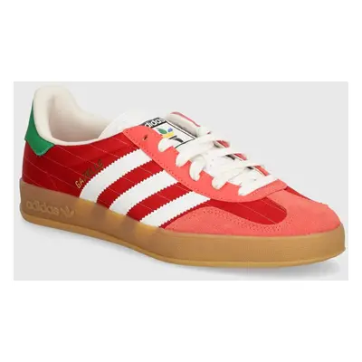 Sneakers boty adidas Originals Gazelle Indoor červená barva, IF9641