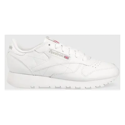 Kožené sneakers boty Reebok Classic CLASSIC LEATHER bílá barva, GY0953.100008492