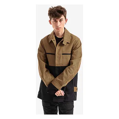 Bunda Wood Wood Reno Tech Twill Jacket KHAKI pánská, hnědá barva, přechodná