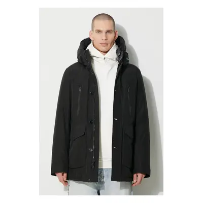 Péřová bunda Woolrich Ramar Arctic Parka pánská, černá barva, zimní, CFWOOU0866MRUT0001