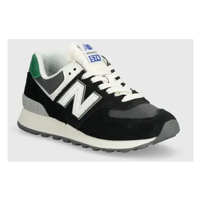 Sneakers boty New Balance černá barva, WL574YA1