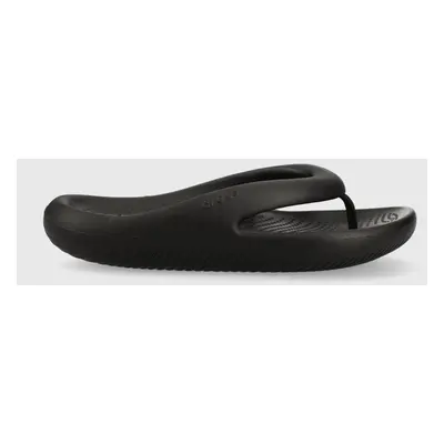 Žabky Crocs Mellow Slide dámské, černá barva, na plochém podpatku