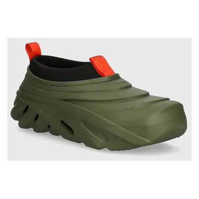 Sneakers boty Crocs Echo Storm zelená barva