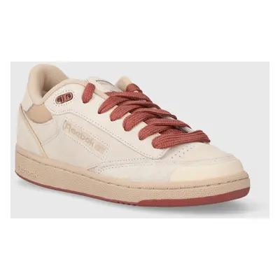 Semišové sneakers boty Reebok Classic Club C Bulc béžová barva