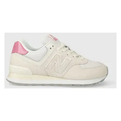 Sneakers boty New Balance béžová barva, WL5742BA