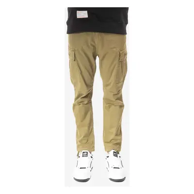 Kalhoty Alpha Industries Squad Pants pánské, zelená barva, ve střihu cargo, 188202.11-green