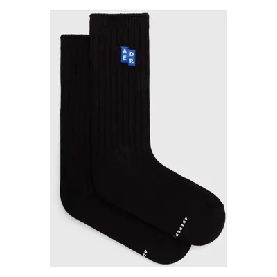 Ponožky Ader Error TRS Tag Socks pánské, černá barva, BMSGFYAC0301