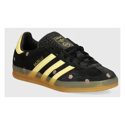 Sneakers boty adidas Originals Gazelle Indoor W černá barva, IF4490