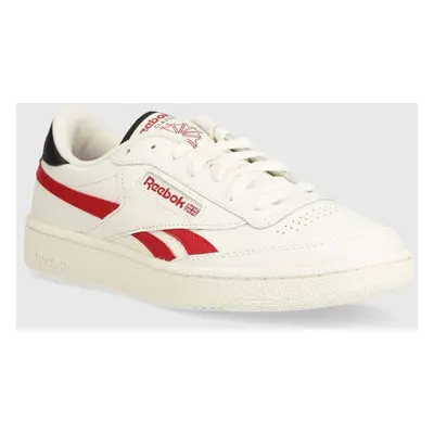 Kožené sneakers boty Reebok Classic Club C Revenge béžová barva