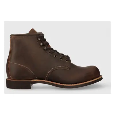 Kožené boty Red Wing Blacksmith pánské, hnědá barva