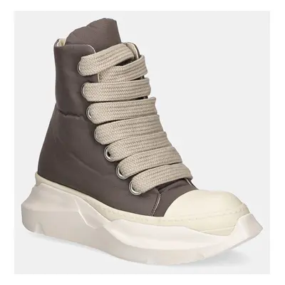 Kecky Rick Owens Jumbo Laces Abstract Sneak pánské, šedá barva, DU02D2844.MUPAW2