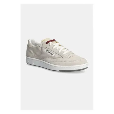 Semišové sneakers boty Reebok LTD JJJJound Club C šedá barva, RMIA04VC99LEA0033C01