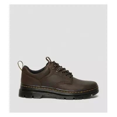 Kožené polobotky Dr. Martens Reeder pánské, hnědá barva, DM27103207