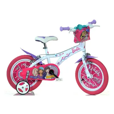 Dino Bikes Dětské kolo Barbie 16 - růžové