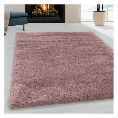 Kusový koberec Fluffy Shaggy 3500 rose 200x290 cm