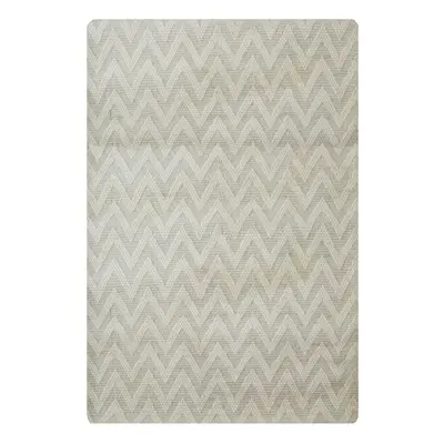 Kusový ručně tkaný koberec Woolen 5 White 150x240 cm