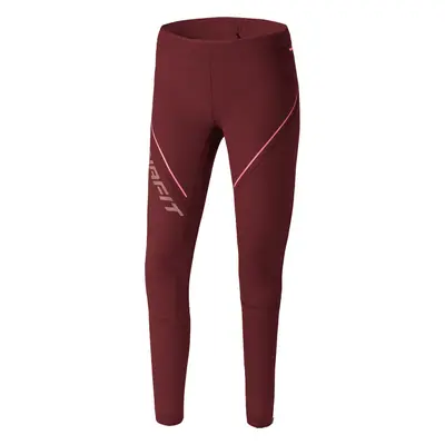 Legíny Dynafit Winter Running Tights W burgundy 2024 Barva: vínová