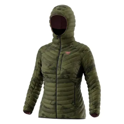 Bunda Dynafit Radical Down RDS Hooded W capulet olive/camo 23/24 Barva: zelená