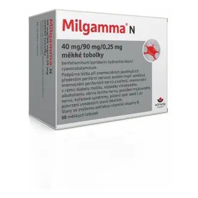 MILGAMMA N POR 40MG/90MG/0,25MG CPS MOL 50