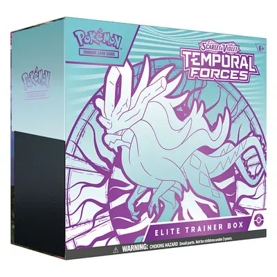 Pokémon TCG: Temporal Forces - Elite Trainer Box Flutter Mane (modrý)