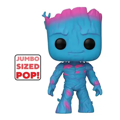 Figurka Guardians of the Galaxy - Blacklight Groot Jumbo Funko POP!