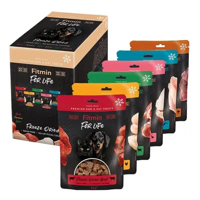 Fitmin For Life Mrazem sušené pamlsky multipack 6x30g