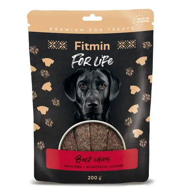 Fitmin For Life Hovězí chipsy pamlsky pro psy 200 g