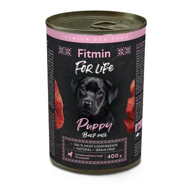 Fitmin For Life Hovězí konzerva pro štěňata 400g