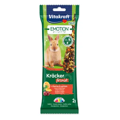 Vitakraft Tyčinky Emotion Kracker ovocné pro králíky 112 g