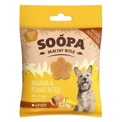 Soopa Pets Soopa Healthy Bites s banánem a arašídovým máslem 50g