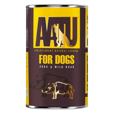 AATU Dog Wild Boar and Pork konzerva 400g