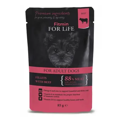 Fitmin For Life Fitmin Dog For Life kapsička Adult Beef in Gravy 85 g