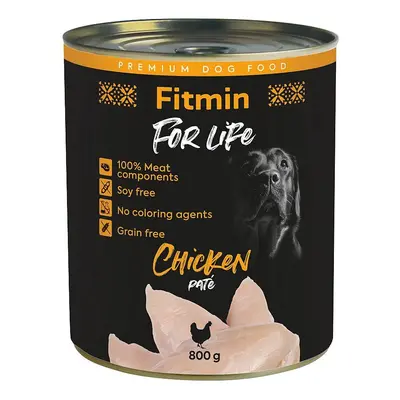 Fitmin For Life kuřecí konzerva pro psy 800g