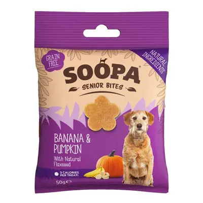 Soopa Pets Soopa Healthy Bites Senior s banánem, dýní a lněným semínkem 50g