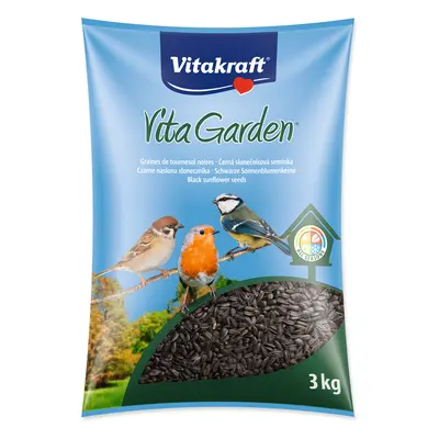 Vitakraft Krmivo Vita Garden slunečnice černá 3 kg