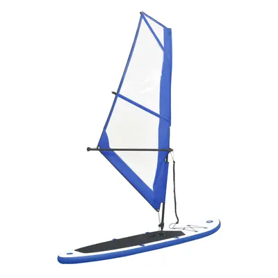 vidaXL Nafukovací Stand Up Paddleboard s plachtou modro-bílý