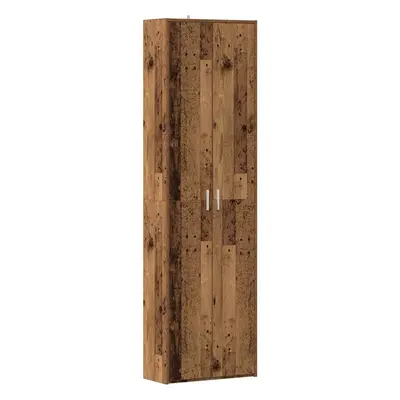 vidaXL Skříň do předsíně old wood 55 x 25 x 189 cm kompozitní dřevo